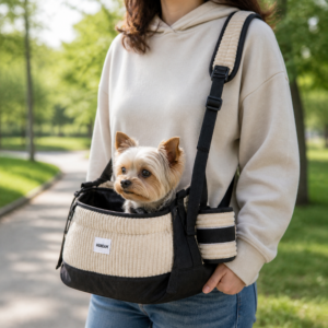 Pet Waist Carrier shown in use