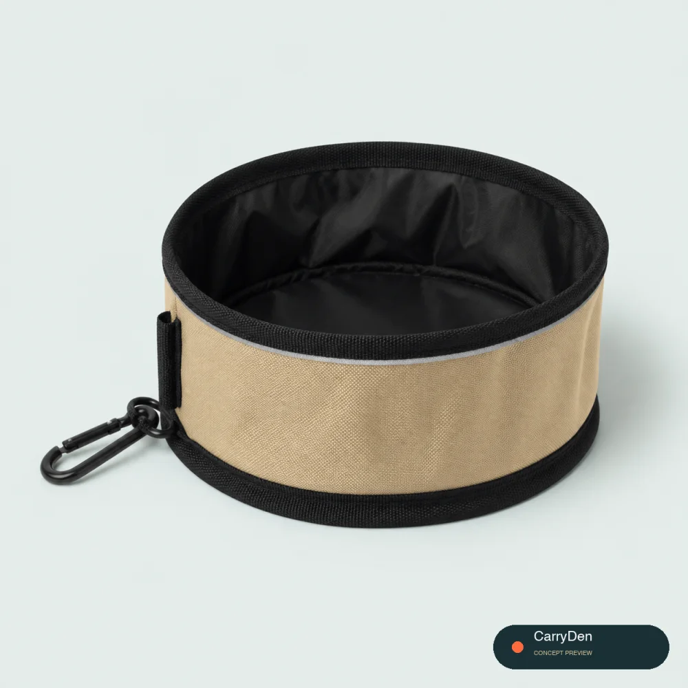 HiDREAM Foldable Nylon Travel Bowl
